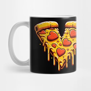 Pizza Heart Valentine's Day Mug